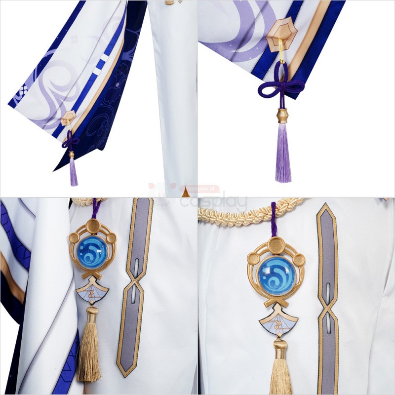 Genshin Impact Kamisato Ayato Cosplay Suits