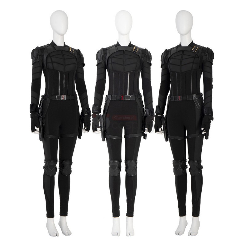 Yelena Belova Black Costume New Black Widow Cosplay Suit