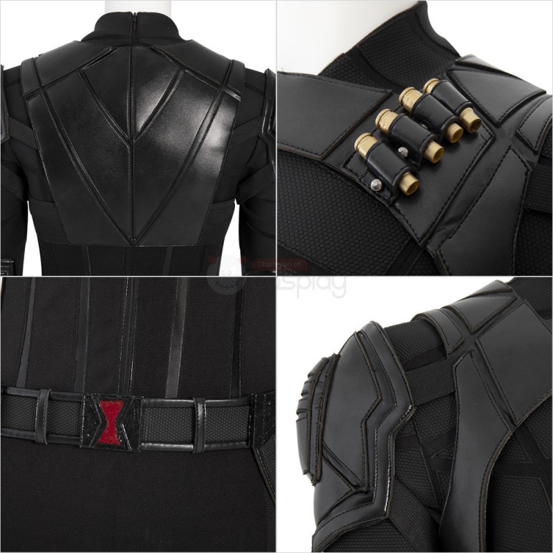 Yelena Belova Black Costume New Black Widow Cosplay Suit