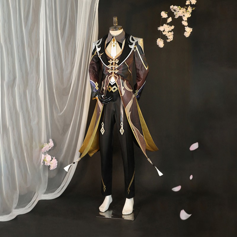 Zhongli Costume Genshin Impact Cosplay Suits