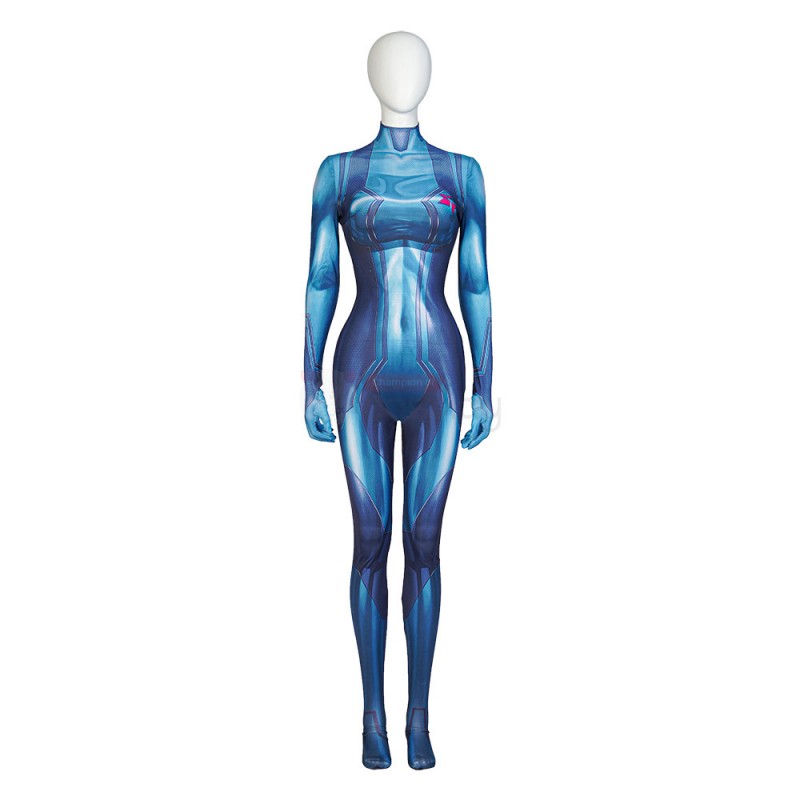Metroid Samus Aran Suit Halloween Cosplay Costume