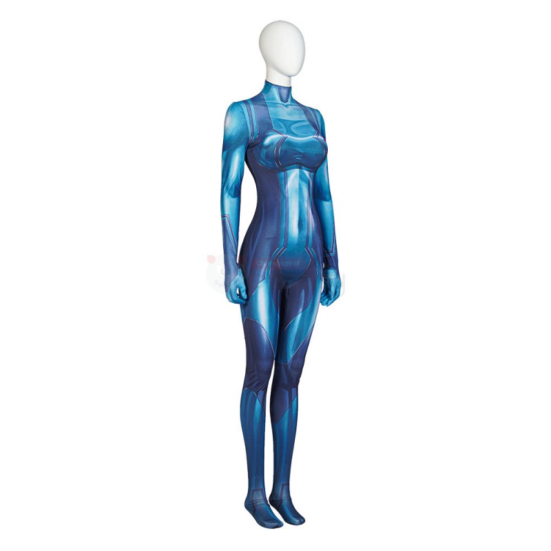 Metroid Samus Aran Suit Halloween Cosplay Costume