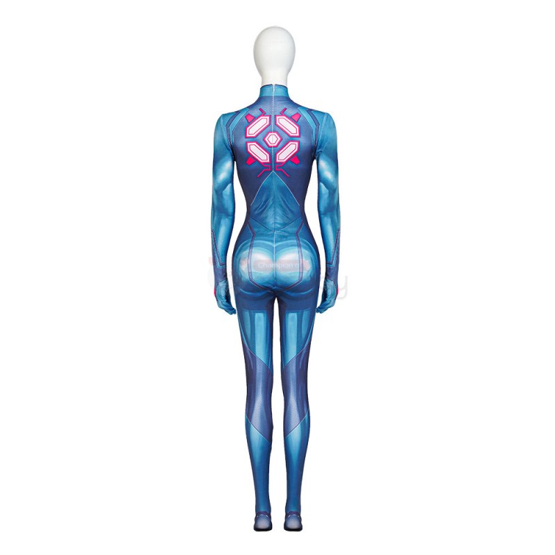 Metroid Samus Aran Suit Halloween Cosplay Costume