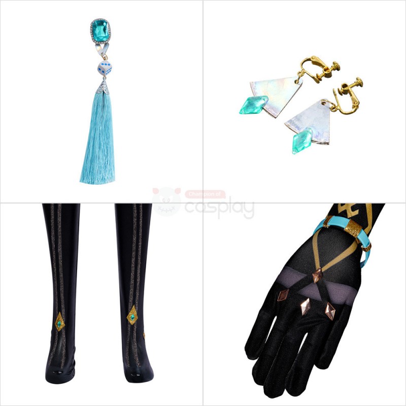 Genshin Impact Yelan Cosplay Costume