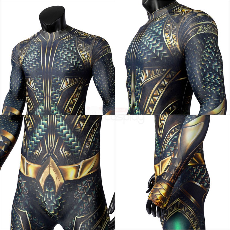 The Sea King Cosplay Costume Jason Momoa Jumpsuit
