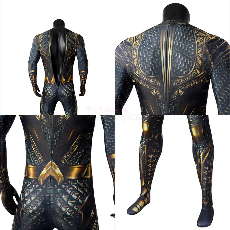 The Sea King Cosplay Costume Jason Momoa Jumpsuit