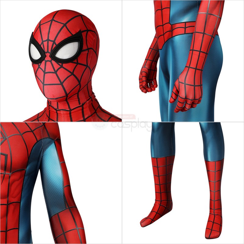 Spider-Man 3 No Way Home Cosplay Costumes Peter Parker Classic Jumpsuits