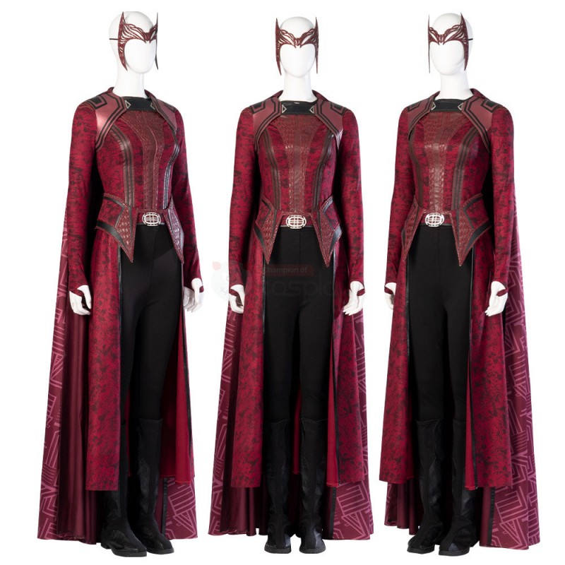 Scarlet Witch Costume Doctor Strange in the Multiverse of Madness Wanda Cosplay Suit Upgraded Version
