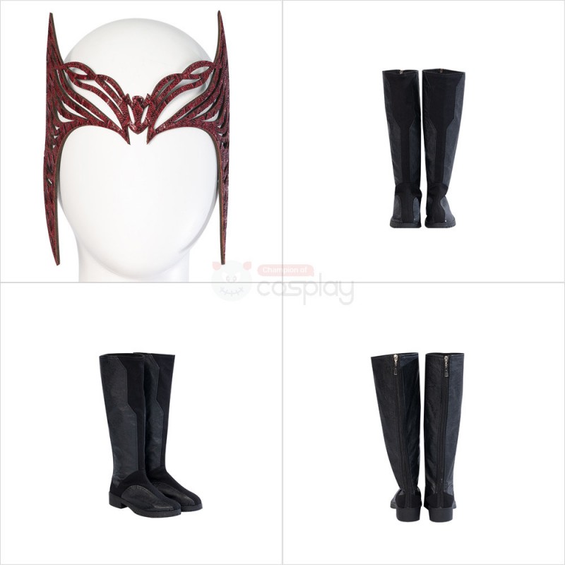 Scarlet Witch Costume Doctor Strange in the Multiverse of Madness Wanda Cosplay Suit Upgraded Version