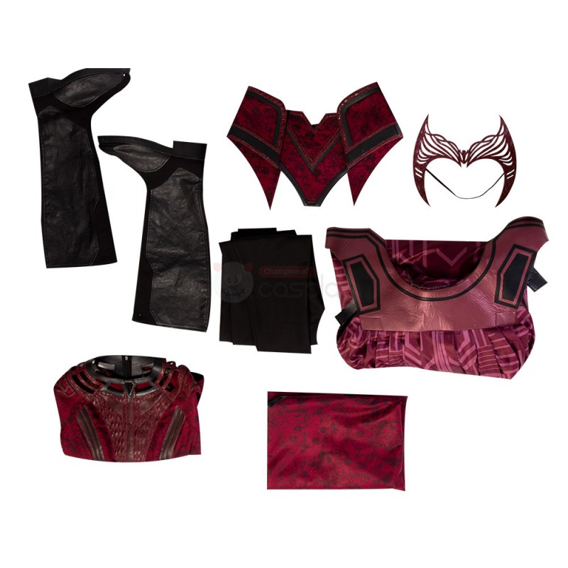 Scarlet Witch Costume Doctor Strange in the Multiverse of Madness Wanda Cosplay Suit Upgraded Version
