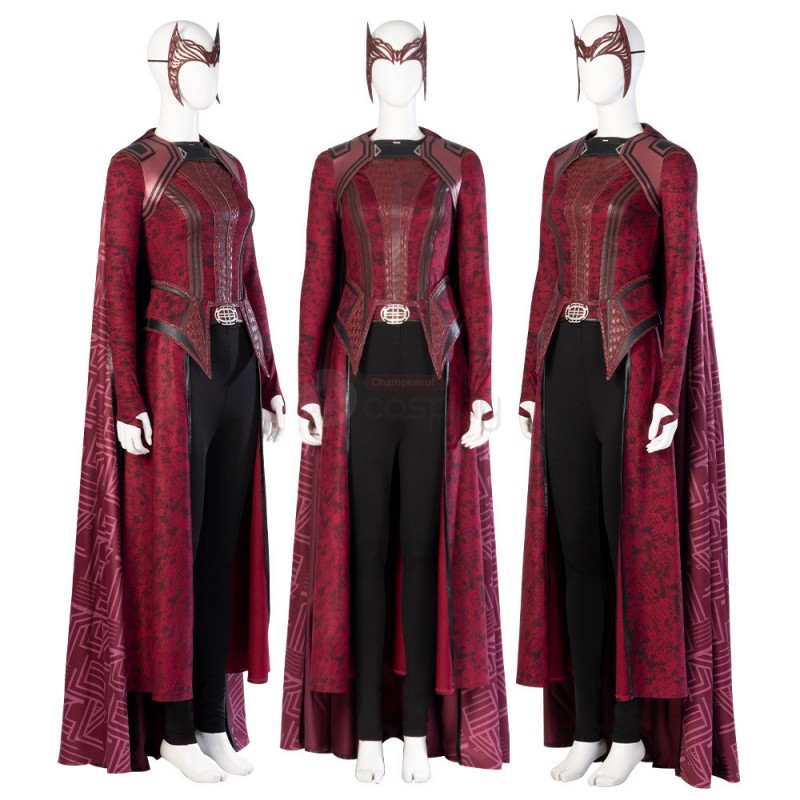 Scarlet Witch Costume Doctor Strange in the Multiverse of Madness Wanda Cosplay Suit Upgraded Version
