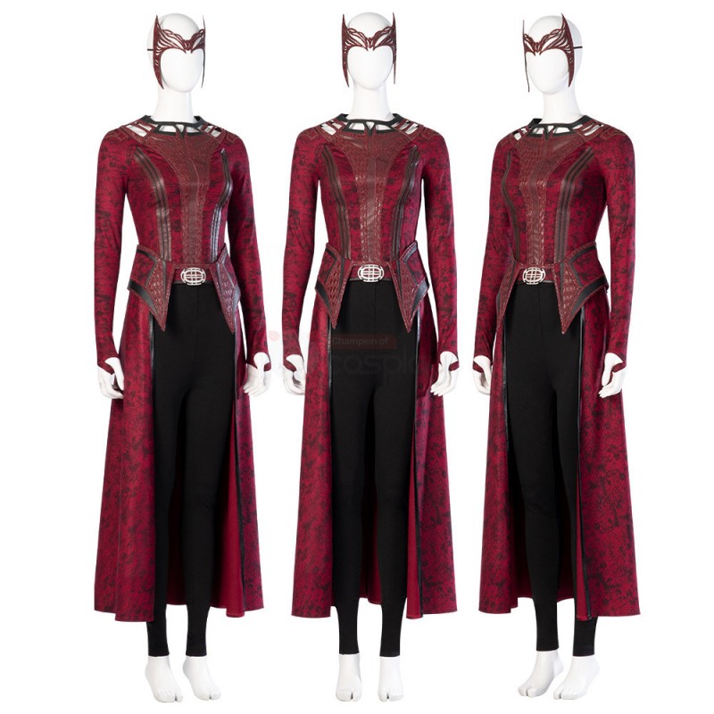 Scarlet Witch Costume Doctor Strange in the Multiverse of Madness Wanda Cosplay Suit Upgraded Version