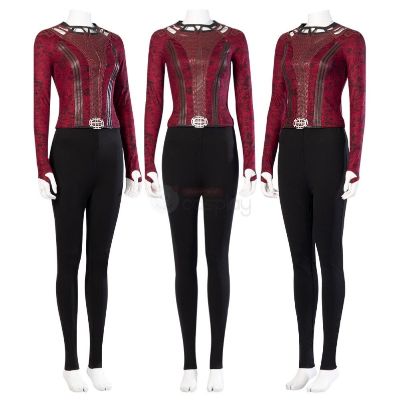 Scarlet Witch Costume Doctor Strange in the Multiverse of Madness Wanda Cosplay Suit Upgraded Version