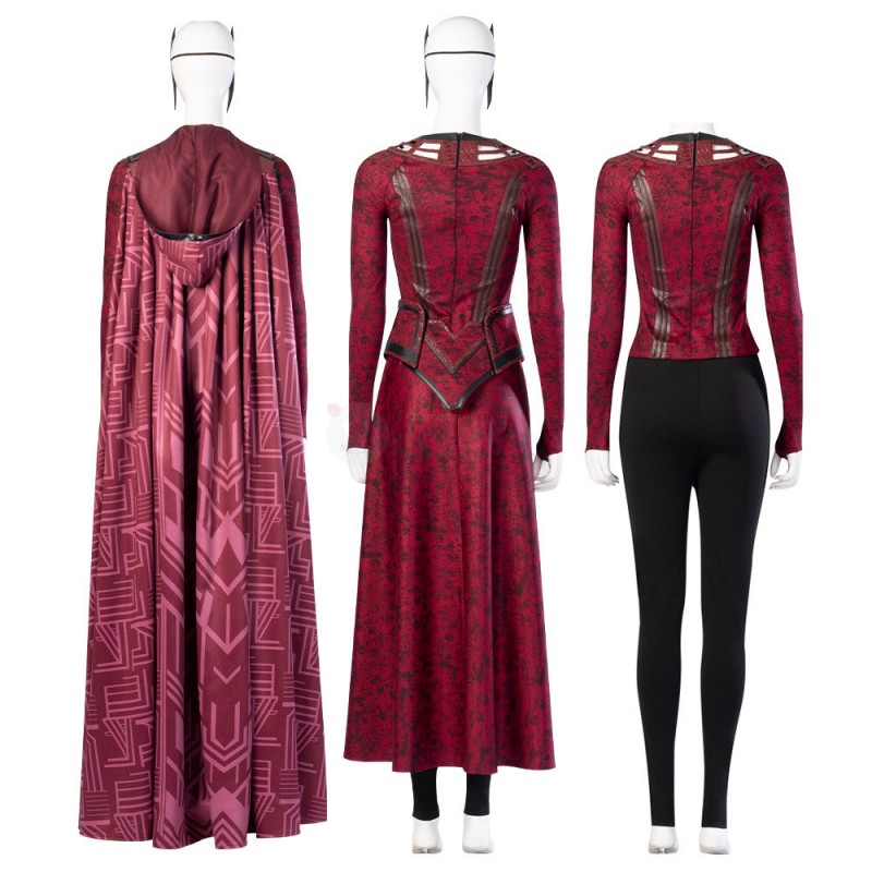 Scarlet Witch Costume Doctor Strange in the Multiverse of Madness Wanda Cosplay Suit Upgraded Version
