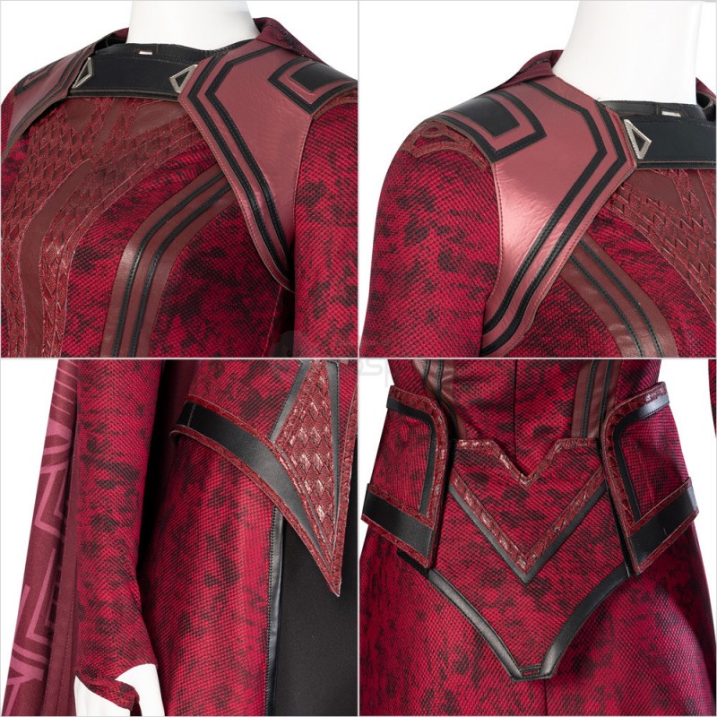 Scarlet Witch Costume Doctor Strange in the Multiverse of Madness Wanda Cosplay Suit Upgraded Version