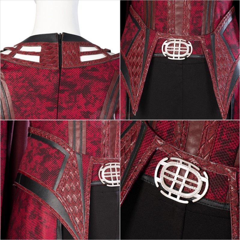 Scarlet Witch Costume Doctor Strange in the Multiverse of Madness Wanda Cosplay Suit Upgraded Version