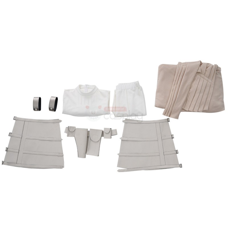 Star Wars Padme Amidala White Cosplay Costume