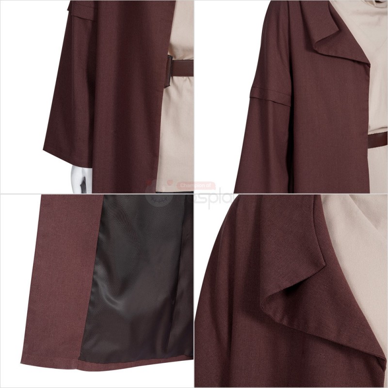 Star Wars Obi-Wan Cosplay Costume Halloween Suit