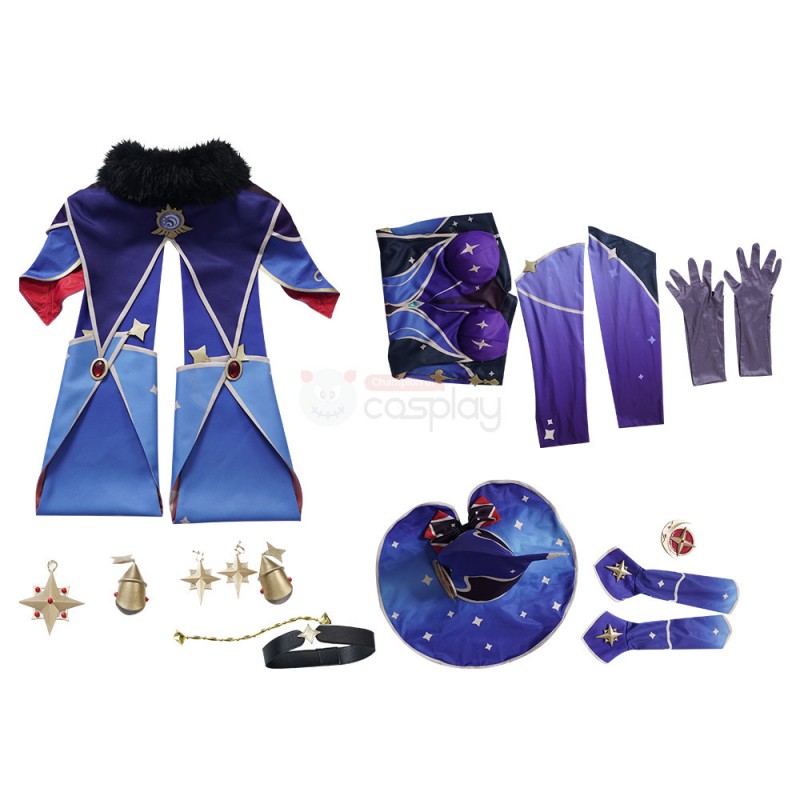 Mona Costume New Genshin Impact Mona Cosplay Suit