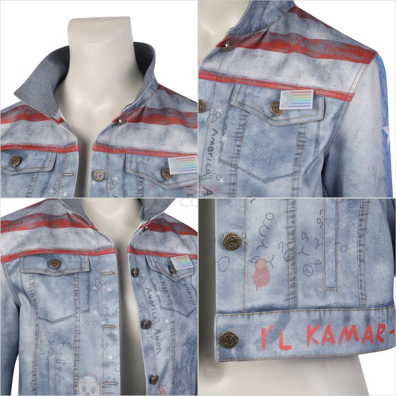 America Chavez Jacket Doctor Strange in the Multiverse of Madness Cosplay Costume