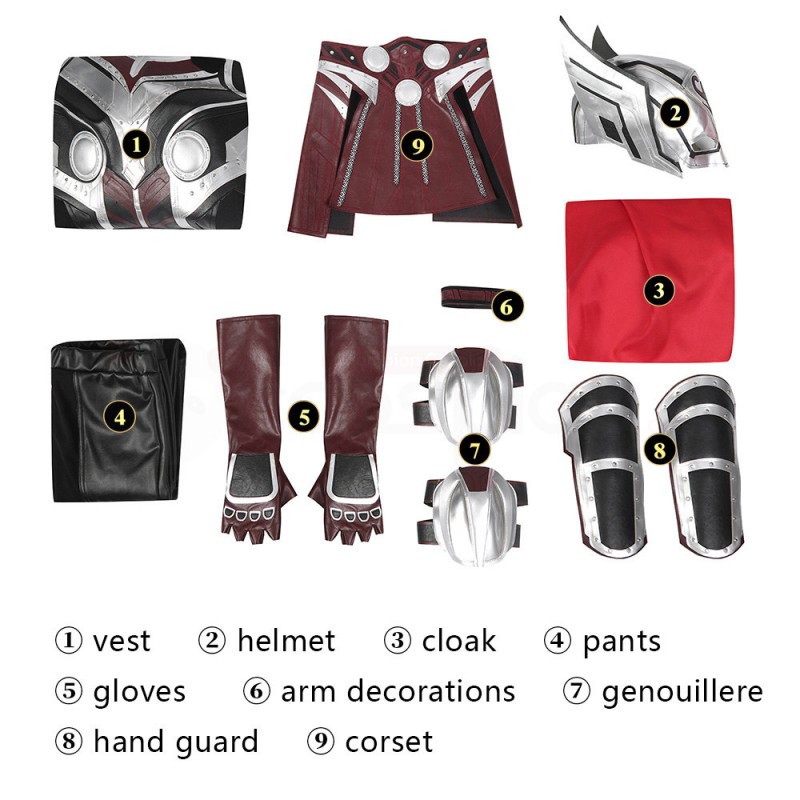 Thor Love and Thunder Cosplay Costume 2022 Thor 4 New Cosplay Suit