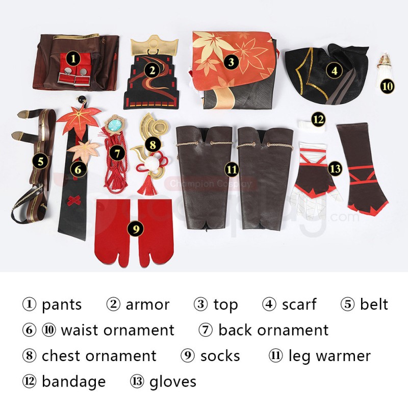 Genshin Impact Kaedehara Kazuha Cosplay Costume