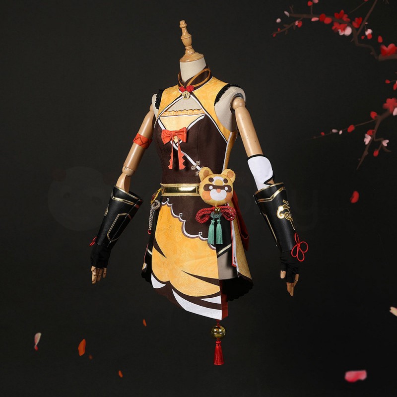 Xiangling Costume Game Genshin Impact Cosplay Suit