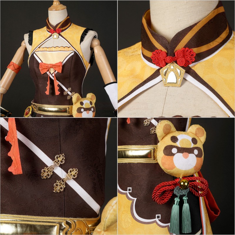 Xiangling Costume Game Genshin Impact Cosplay Suit