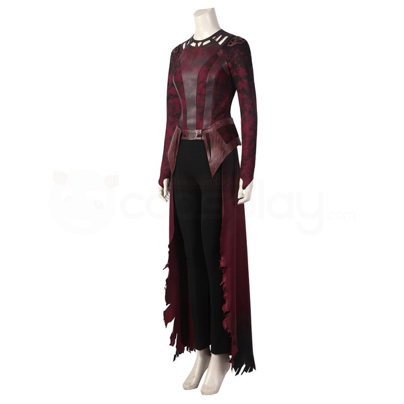 Wanda Maximoff Costume Doctor Strange in the Multiverse of Madness Scarlet Witch Cosplay Suit