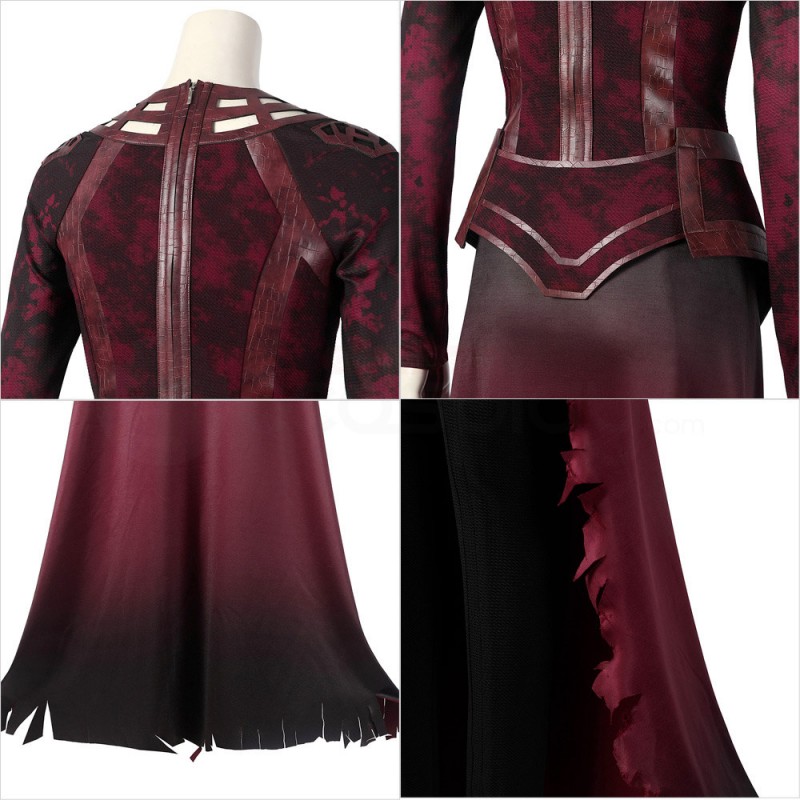 Wanda Maximoff Costume Doctor Strange in the Multiverse of Madness Scarlet Witch Cosplay Suit