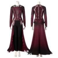 Wanda Maximoff Costume Doctor Strange in the Multiverse of Madness Scarlet Witch Cosplay Suit