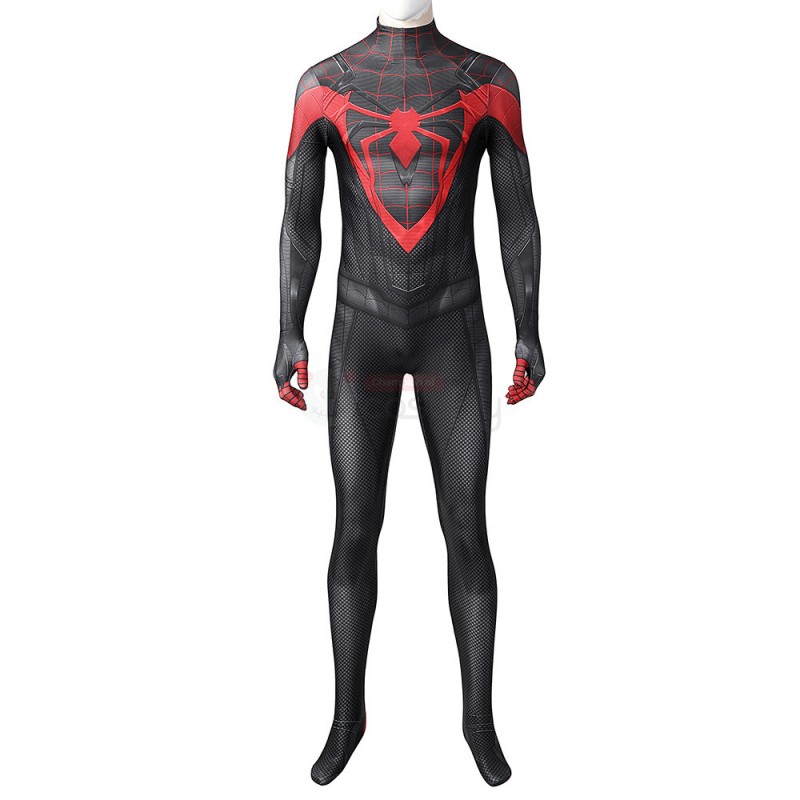 Spider-Man Miles Morales PS5 Cosplay Costume Spiderman Suit