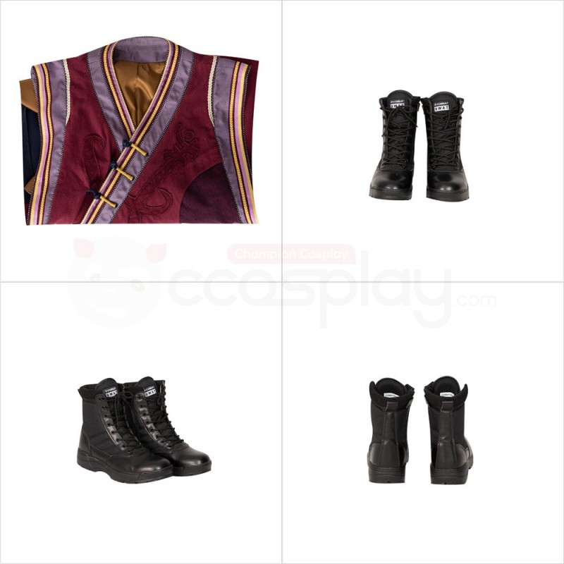 Doctor Strange in the Multiverse of Madness Wong Cosplay Costume Improved Version