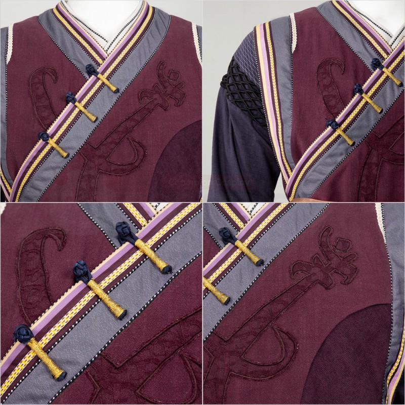 Doctor Strange in the Multiverse of Madness Wong Cosplay Costume Improved Version