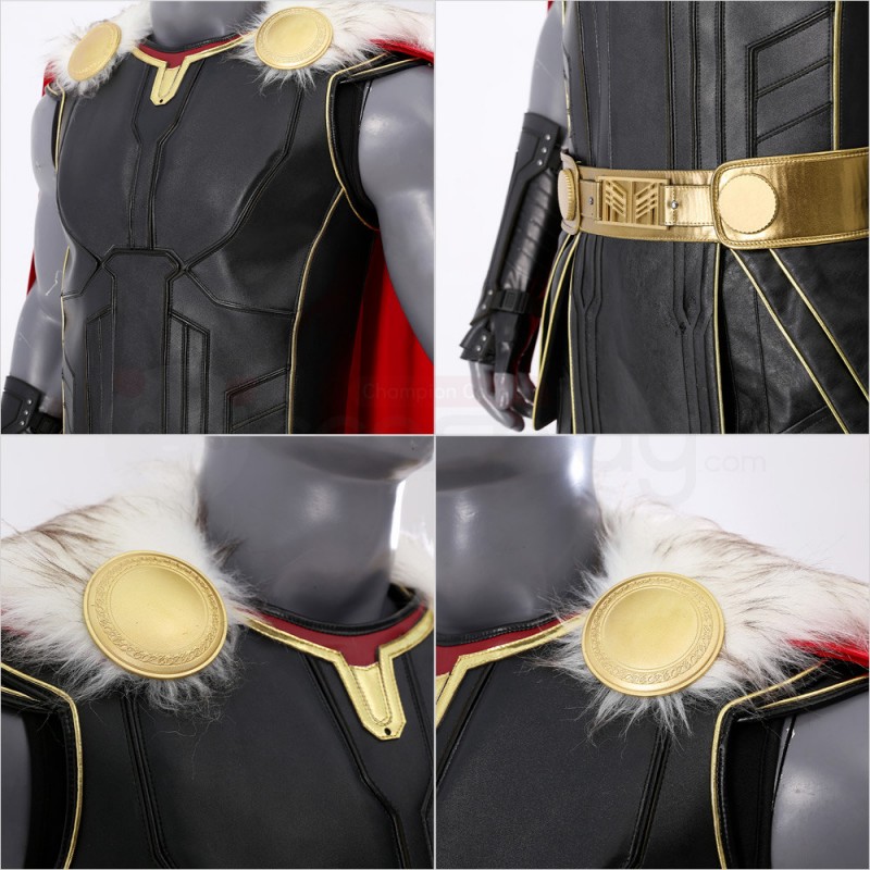 Thor 4 Love and Thunder Thor Costume Thor New Black Cosplay Suit