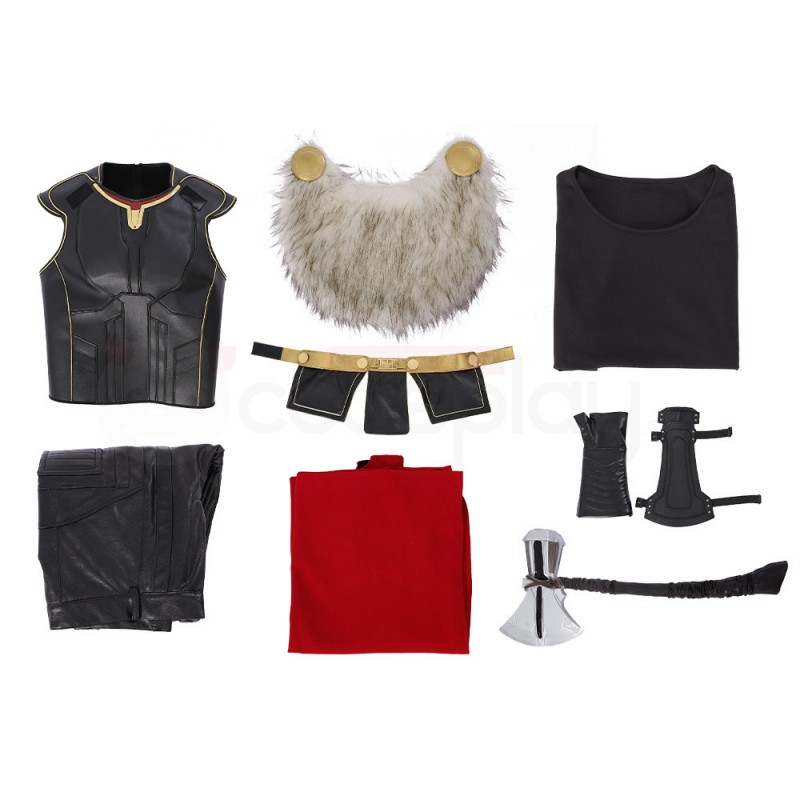 Thor 4 Love and Thunder Thor Costume Thor New Black Cosplay Suit