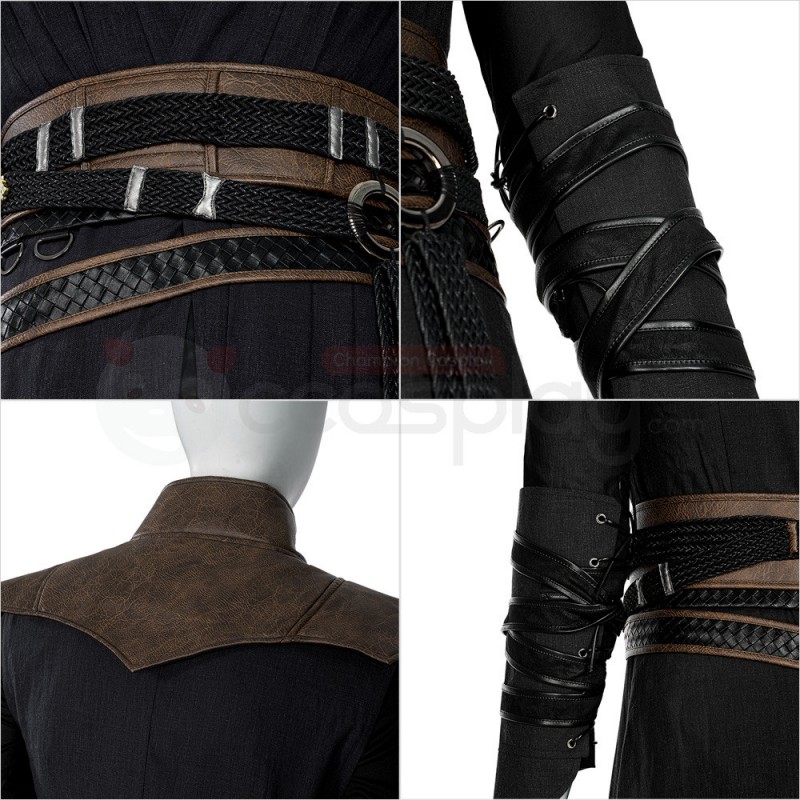 Evil Dr Strange Costume Black Evil Doctor Strange in the Multiverse of Madness Cosplay Suit