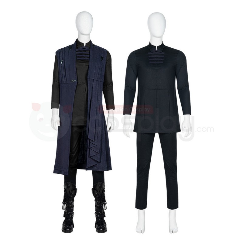 Evil Dr Strange Costume Black Evil Doctor Strange in the Multiverse of Madness Cosplay Suit