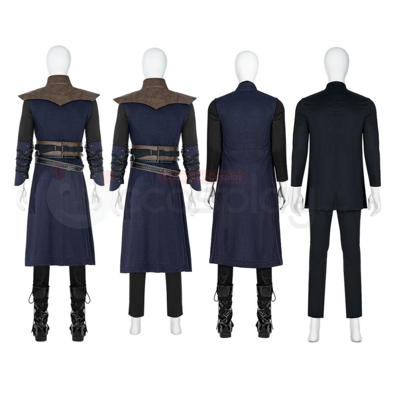 Evil Dr Strange Costume Black Evil Doctor Strange in the Multiverse of Madness Cosplay Suit