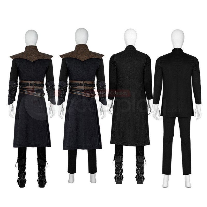 Evil Dr Strange Costume Black Evil Doctor Strange in the Multiverse of Madness Cosplay Suit