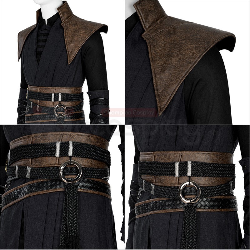 Evil Dr Strange Costume Black Evil Doctor Strange in the Multiverse of Madness Cosplay Suit