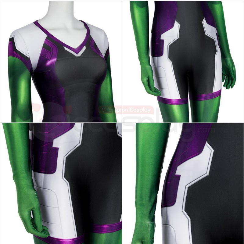 She Hulk Cosplay Costume Halloween Jumpsuit