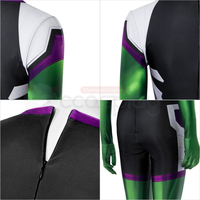 She Hulk Cosplay Costume Halloween Jumpsuit