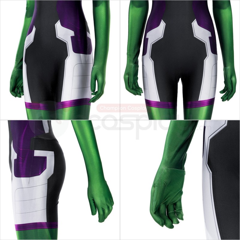 She Hulk Cosplay Costume Halloween Jumpsuit