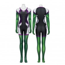 She-Hulk Cosplay Costume Halloween Jumpsuit