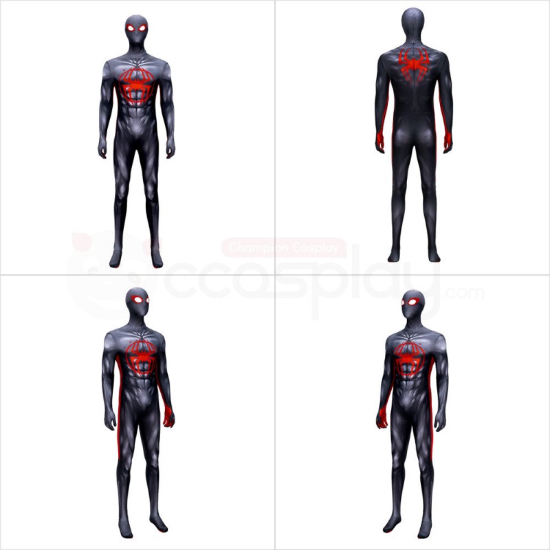Spiderman Miles Morales Jumpsuit Spider-Man Across the Spider-Verse Cosplay Costume