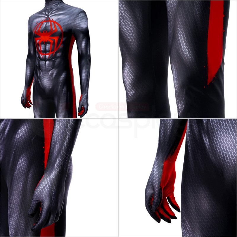 Spiderman Miles Morales Jumpsuit Spider-Man Across the Spider-Verse Cosplay Costume