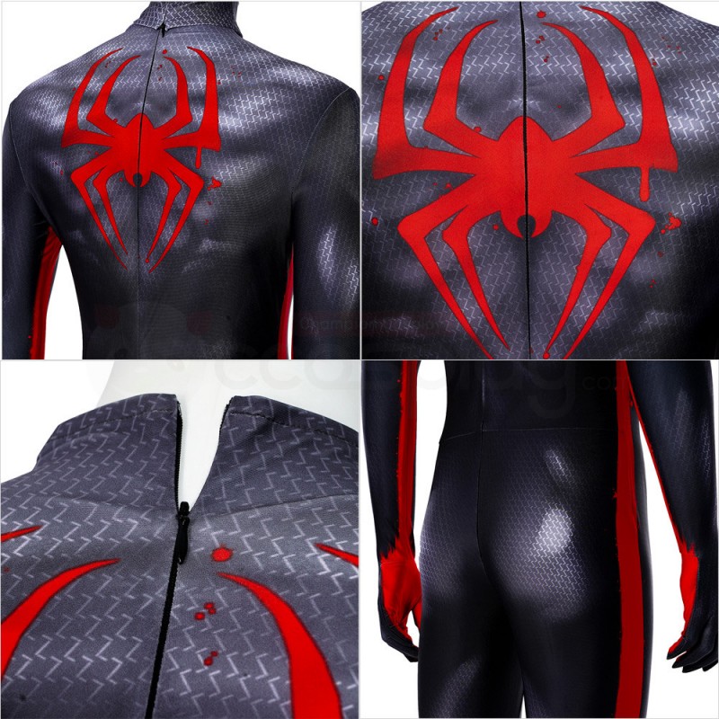 Spiderman Miles Morales Jumpsuit Spider-Man Across the Spider-Verse Cosplay Costume