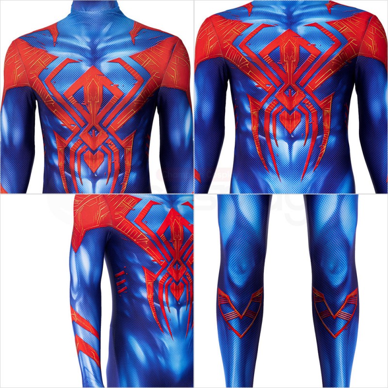 Spiderman Miles Morales Jumpsuit Spider-Man Across the Spider-Verse Cosplay Costume
