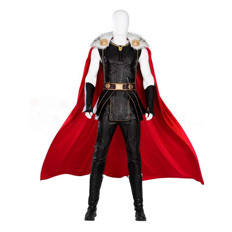 Thor 4 Love and Thunder Cosplay Costume Thor Black Halloween Suit
